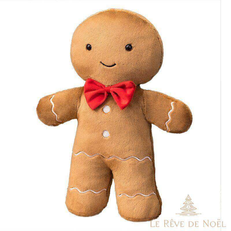 Peluche de Noël : Bonhomme en pain d'épice