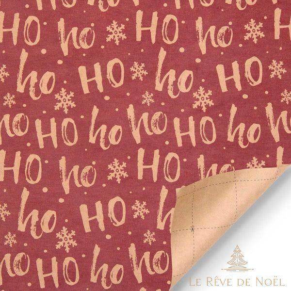 Papier cadeau de Noël rouge - le reve de noel