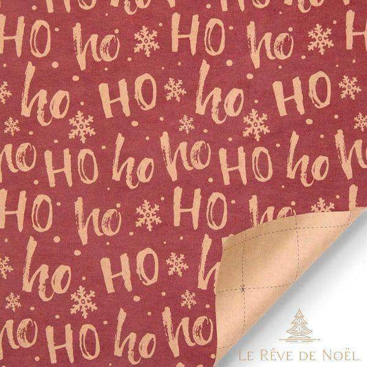 Papier cadeau de Noël rouge - le reve de noel