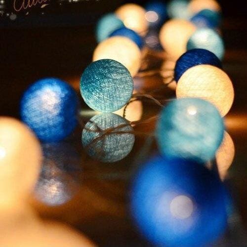 Guirlande lumineuse 60 Etoiles souples bleu - Bleu - Kiabi - 17.90€