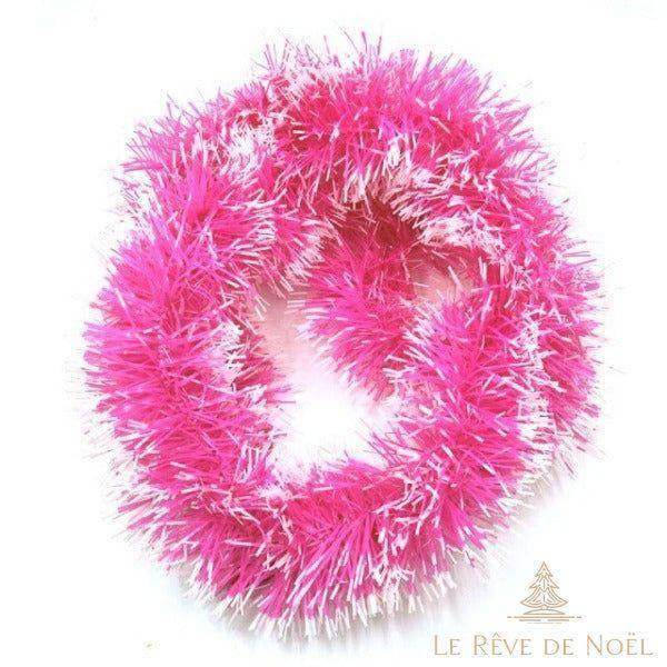 Guirlande de Noël - Rose & Neige