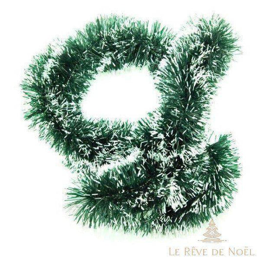 Guirlande de Noël - Vert sapin & neige