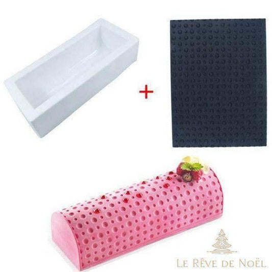 Moule Bûche de Noël - Trous