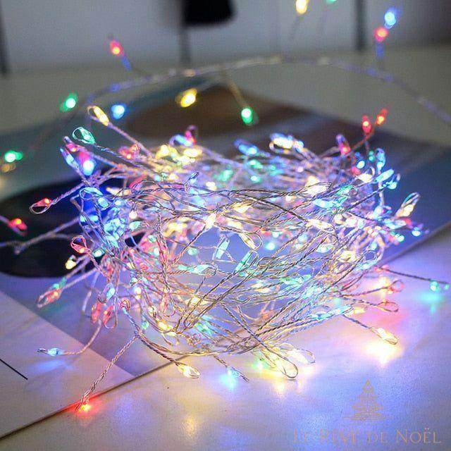 Guirlande lumineuse fine Multicolore