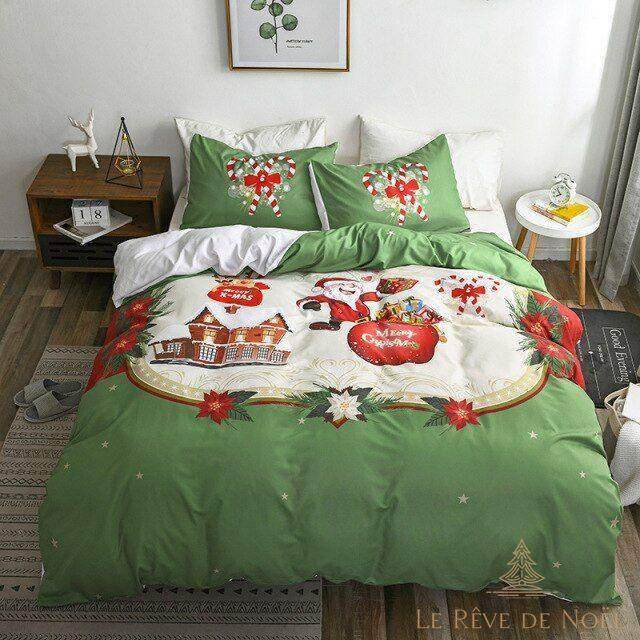 Housse de couette noël déco noël