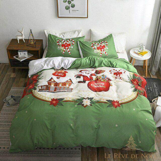 Housse de couette noël déco noël