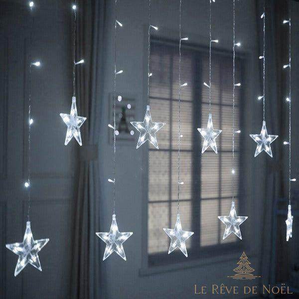 Guirlande lumineuse - Etoiles transparentes