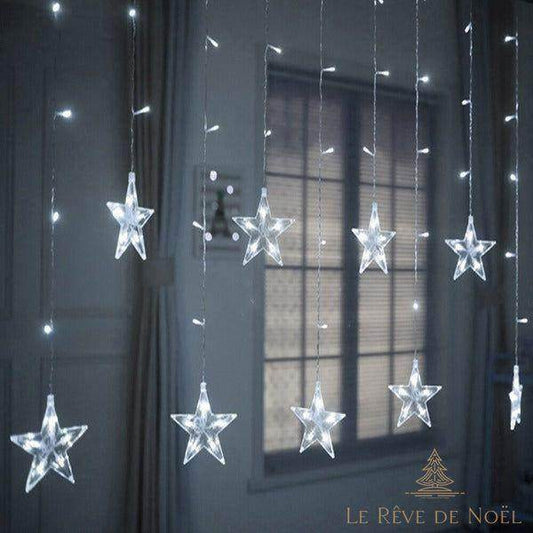 Guirlande lumineuse - Etoiles transparentes