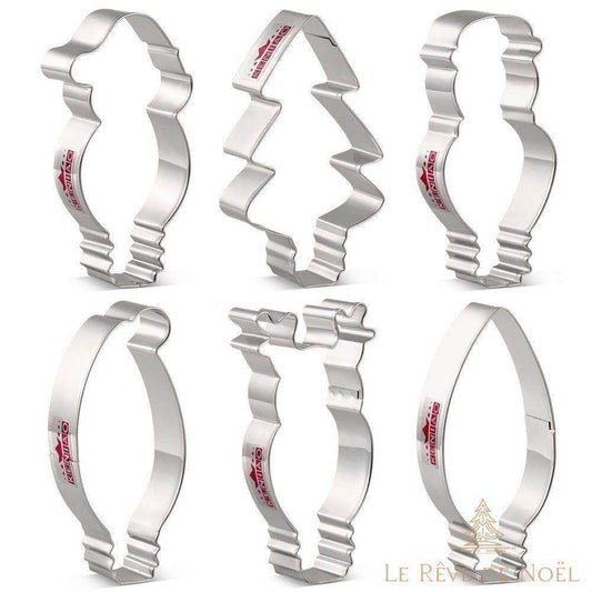 Lot de 6 Emporte-Pièces de Noël