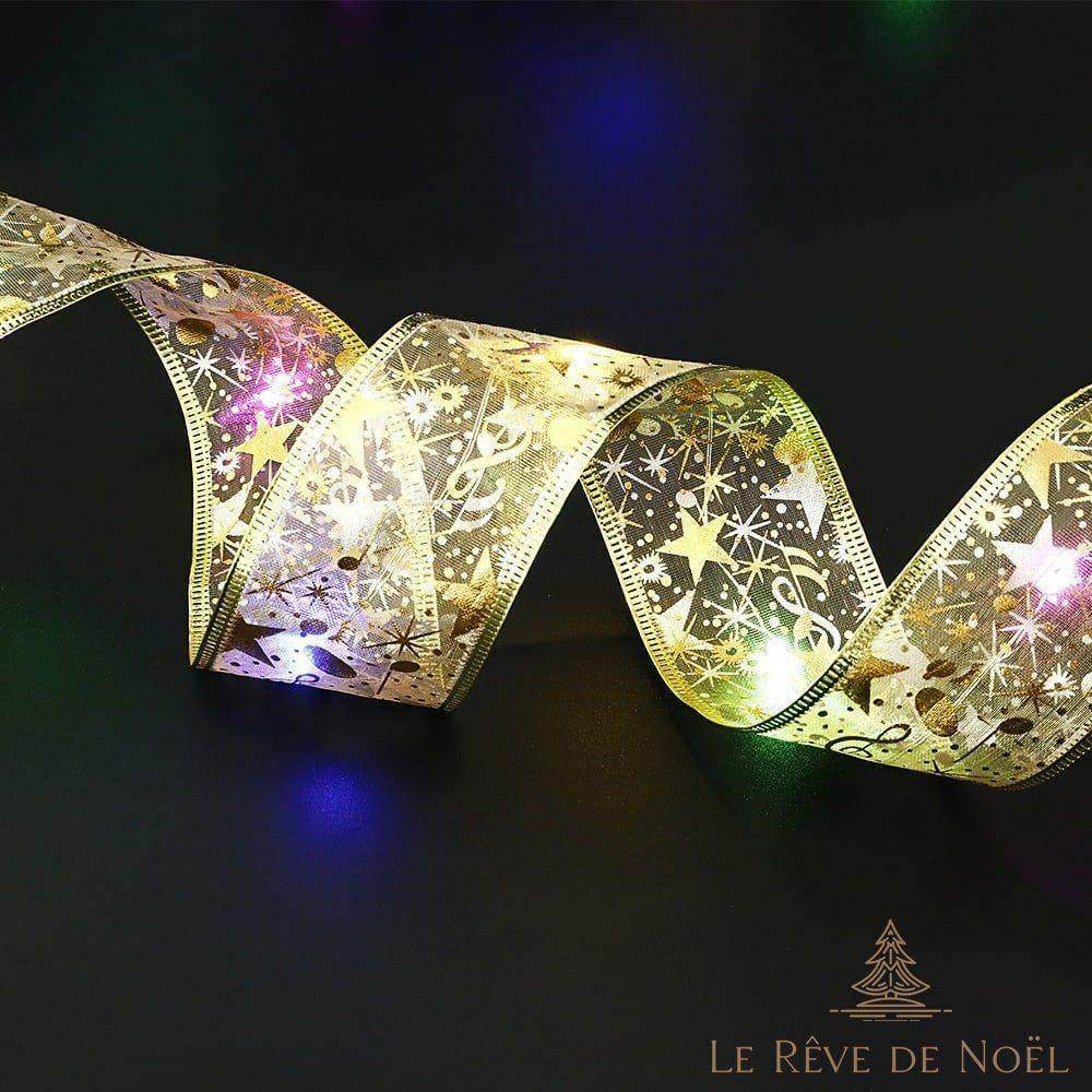 Ruban guirlande illuminé de Noël
