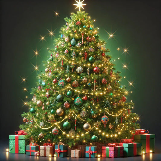 Comment décorer un sapin de Noël vert ?