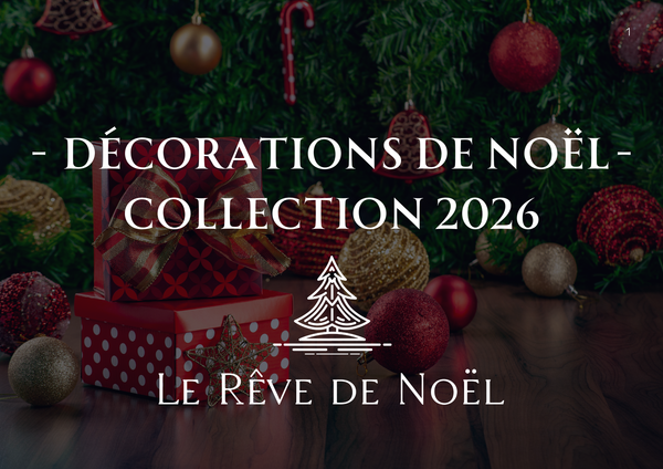 Catalogue décorations de Noël 2026