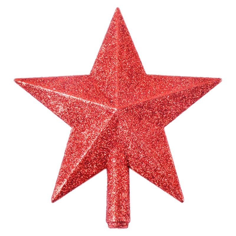 Cimier pointe de sapin étoile - Différentes couleurs