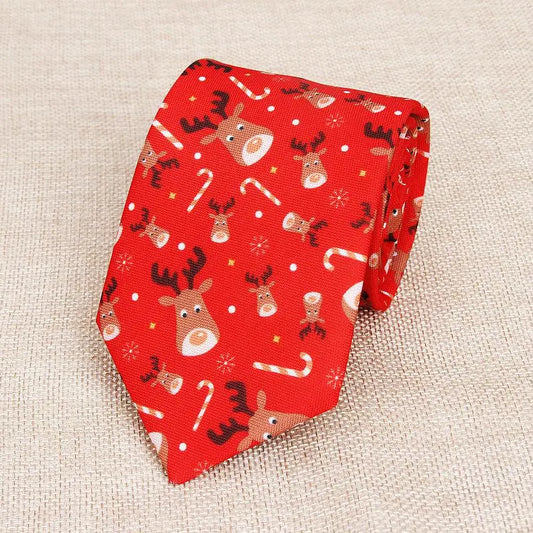 Cravate rouge Noël