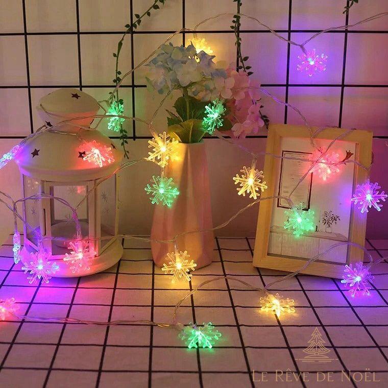 Guirlande de Noël Leds Flocons