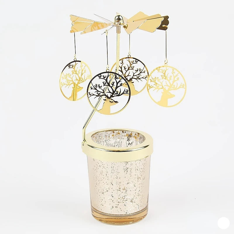 Bougeoir carrousel de Noël