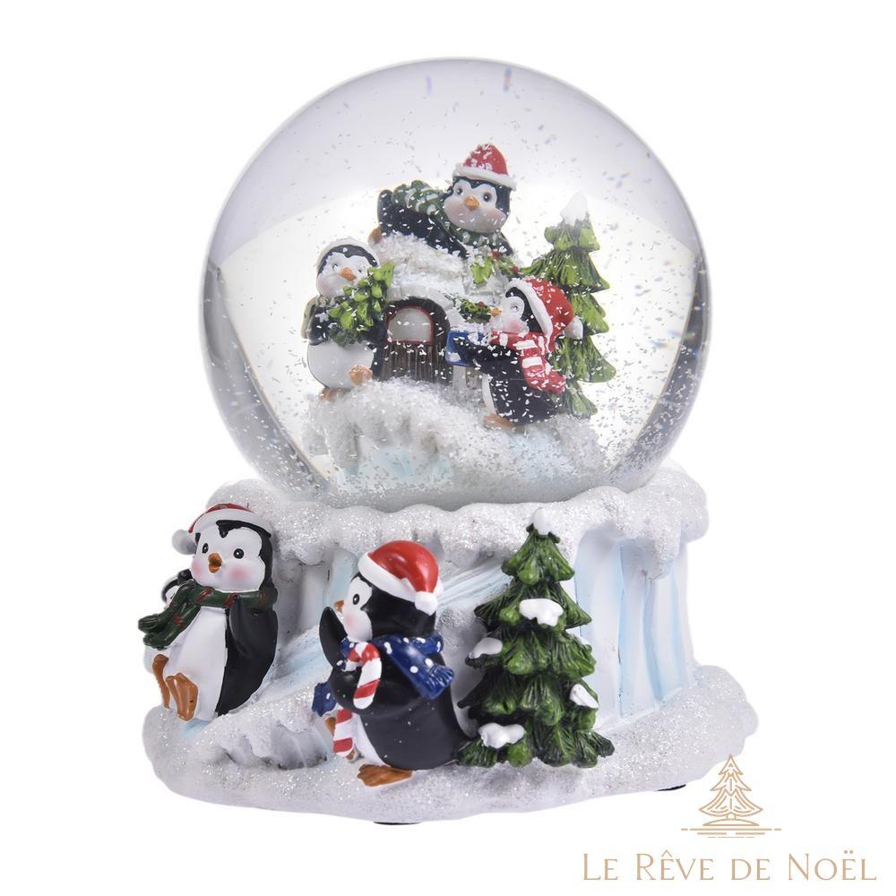 Boule à neige : Pingouin