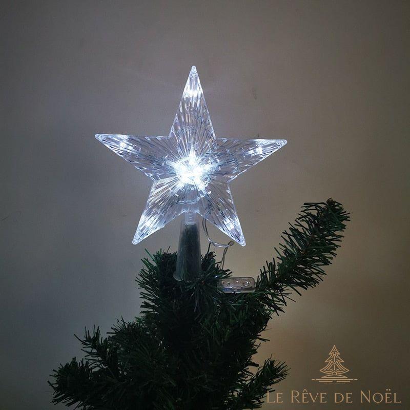 Cimier de sapin de Noël Led