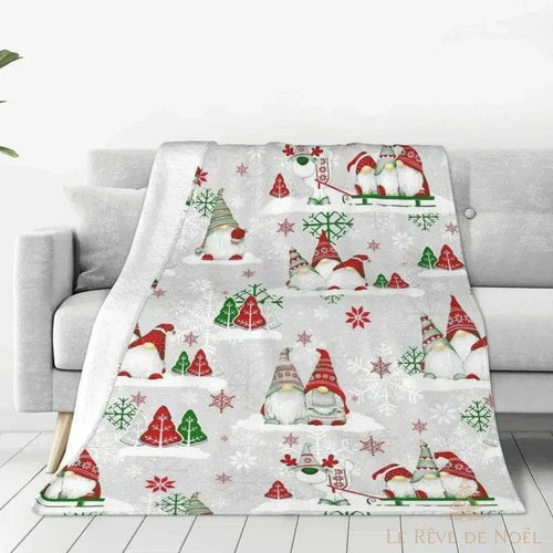 Plaid de noël blanc