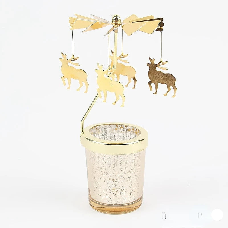 Bougeoir carrousel de Noël