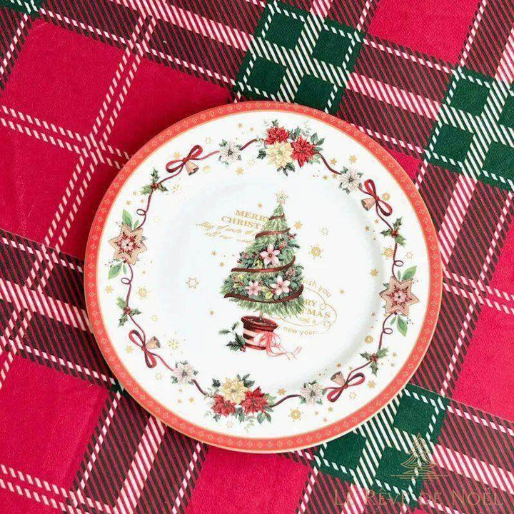 Assiette festive de noël