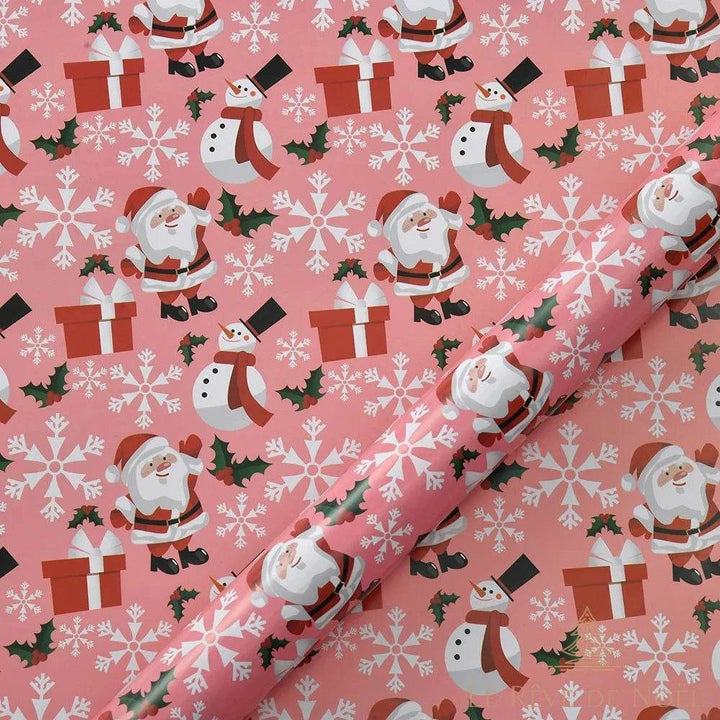 Papier cadeau rose