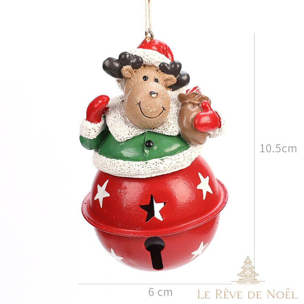 Cloche de Noël : Grelot Renne