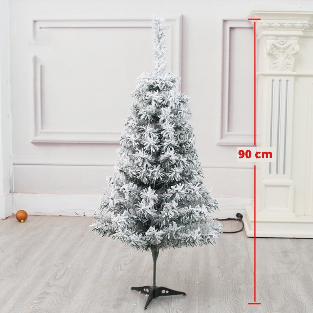 Sapin de Noël artificiel blanc - 90 cm