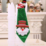 Cravate de Noël avec led : Père Noël
