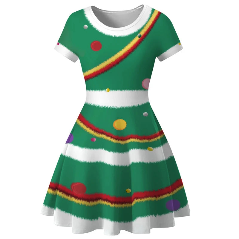 Robe de noël verte