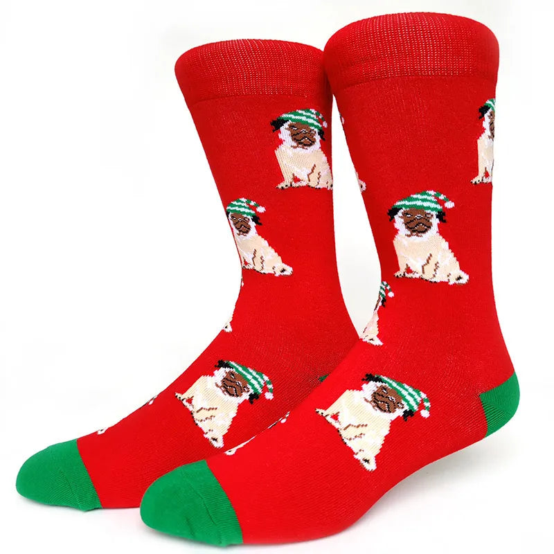 Chaussettes de Noël chien
