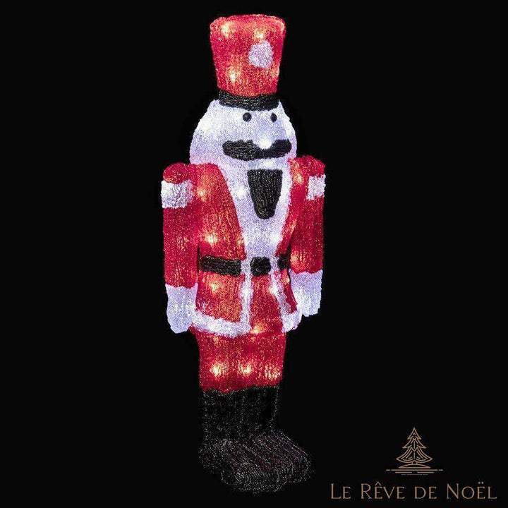 Casse noisette lumineux de Noël en acrylique