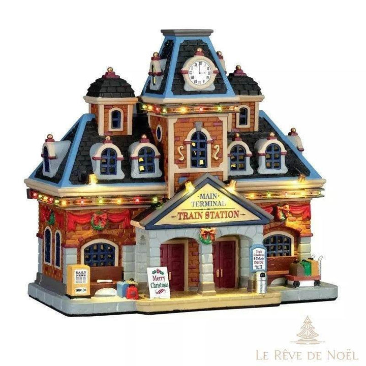 Village illuminé - La Gare du Père Noël