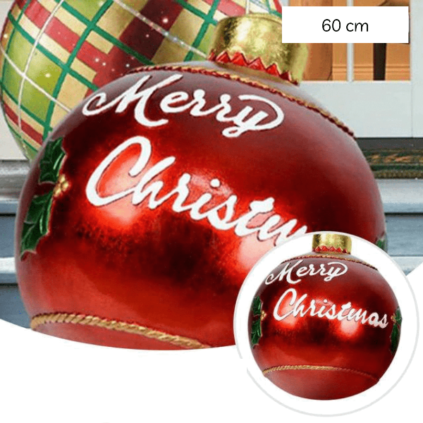 Boule de Noël gonflable 60 cm - Merry Christmas