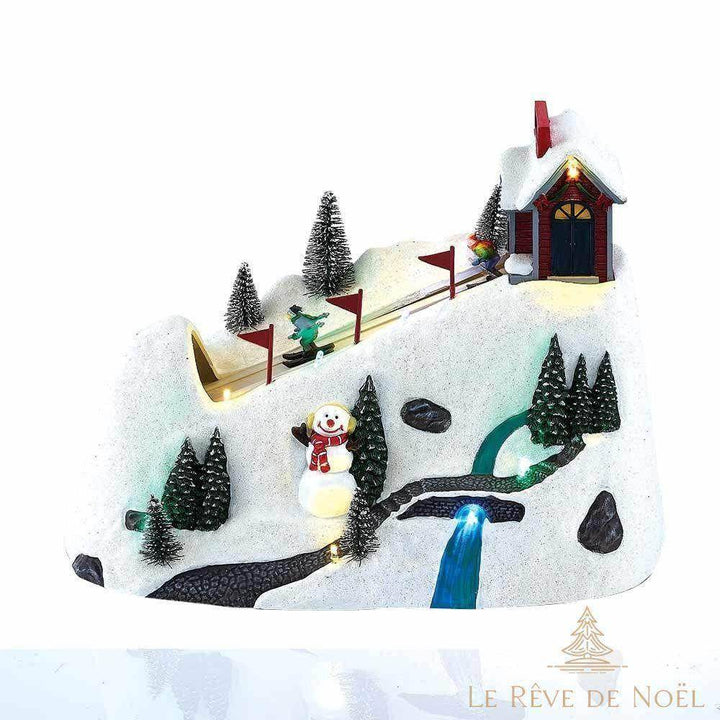 Decoration-Piste-de-ski-lumineuse-animee-musicale-9-LED-multicolore