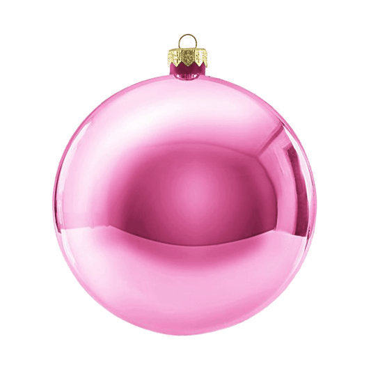 Boule de Noël standard brillante - Rose