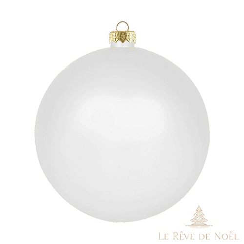 Boule standard matte - Blanc - Décorations de Noël