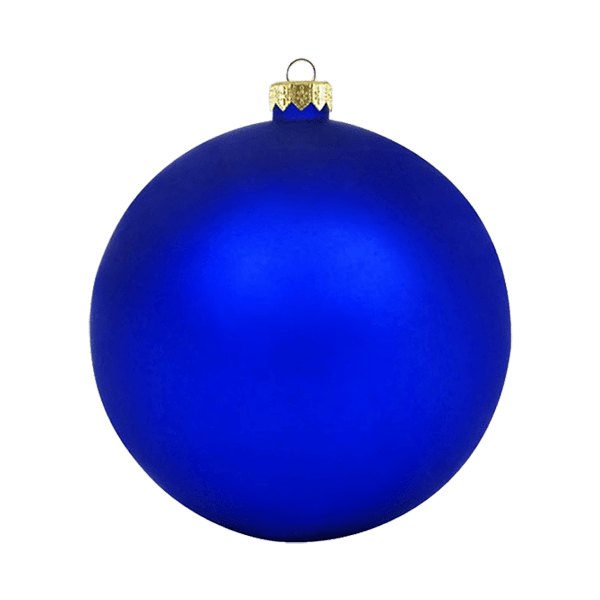 Boule standard matte - Bleu foncé - Décorations de Noël