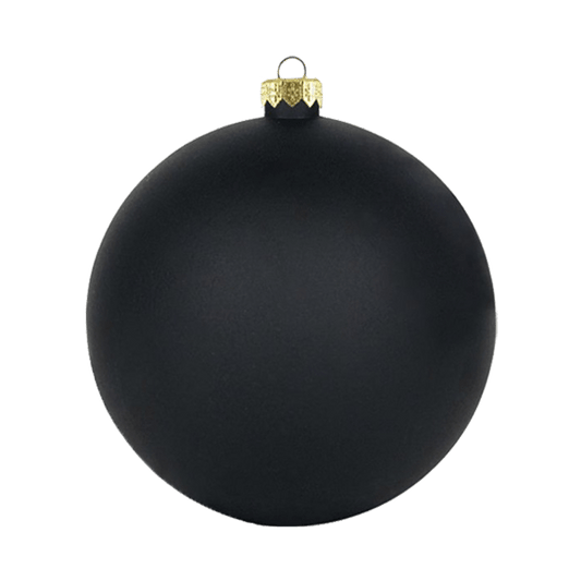 Boule standard matte - Noir - Décorations de Noël