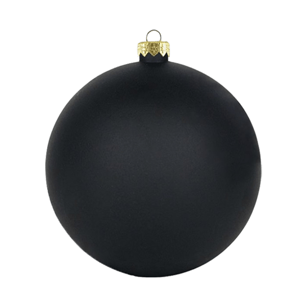 Boule standard matte - Noir - Décorations de Noël