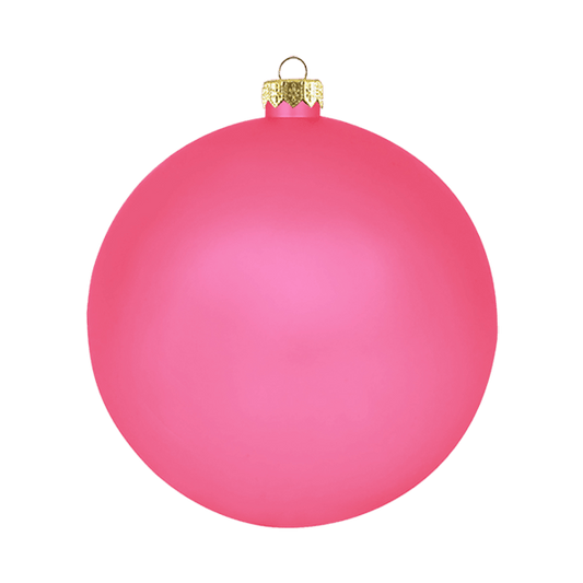 Boule standard matte - Rose - Décorations de Noël