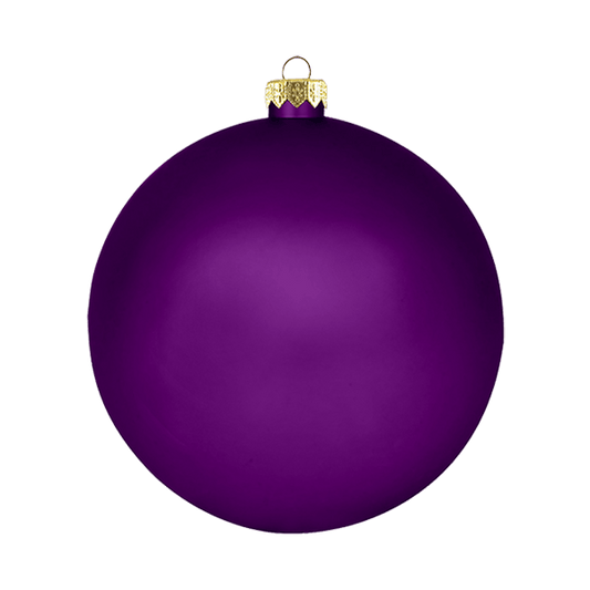 Boule standard matte - Violet foncé - Décorations de Noël