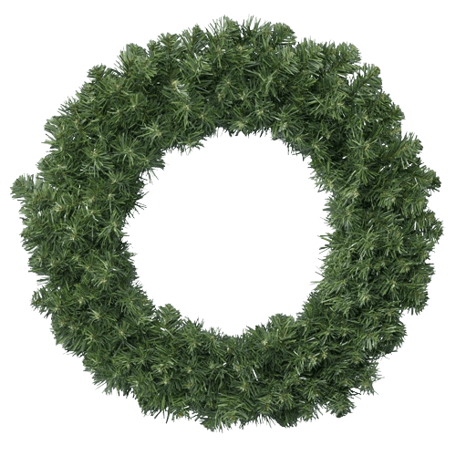 Couronne en sapin artificiel - Vert - Décorations de Noël