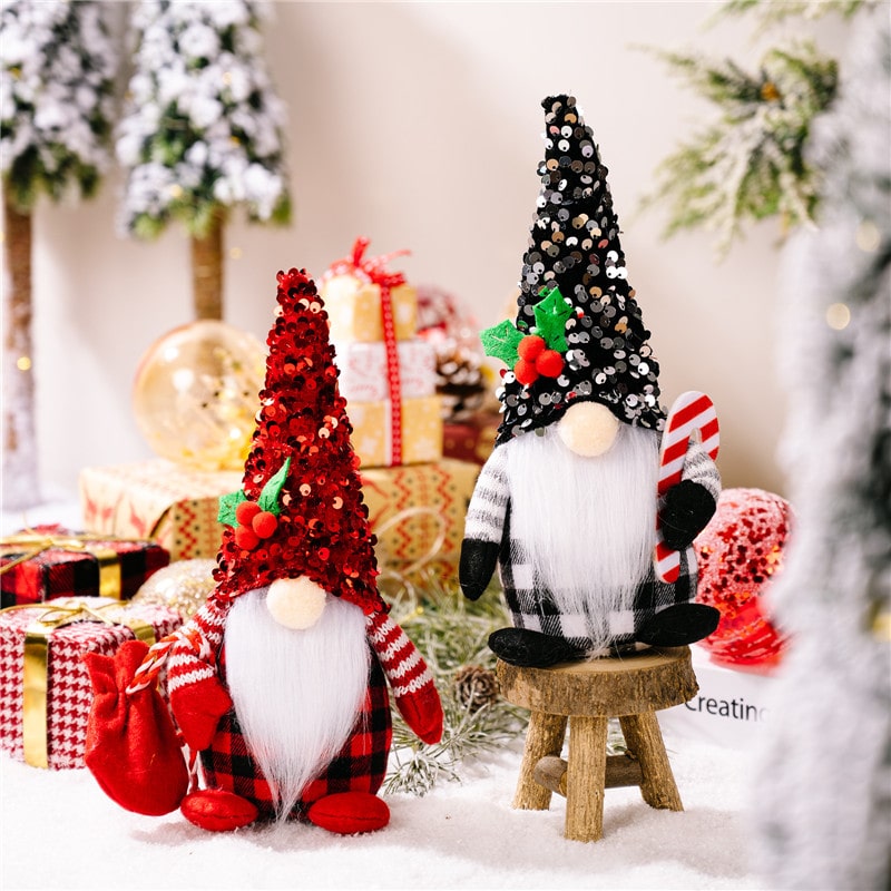 Noël en Peluche Gnomes, Lutin Farceur De Noel, Les Lutins Farceur, Lutin  De Noel, Elfe De Noel, Lutin Farceur De Noel Accessoires
