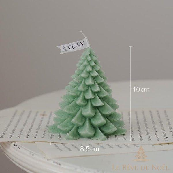 Bougie de Noël - Sapin vert