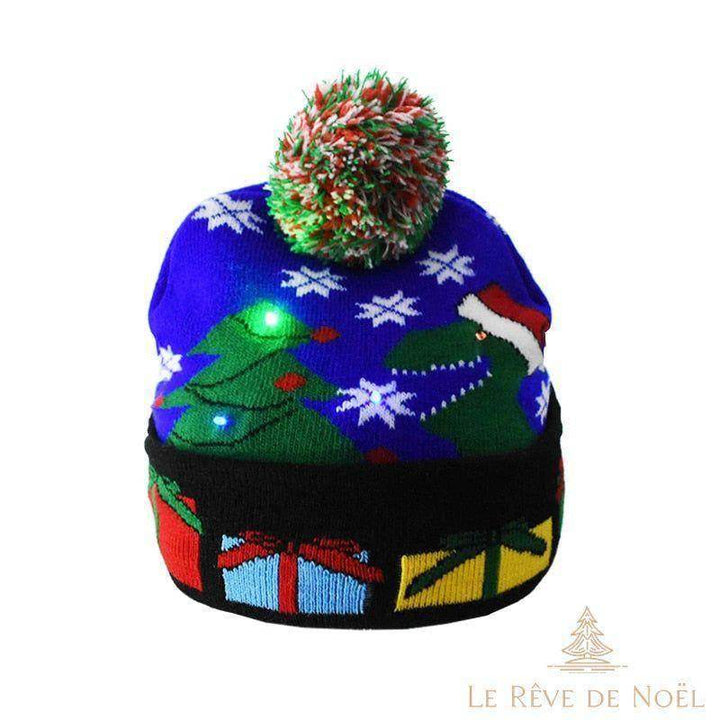 Bonnet de Noël  bleu