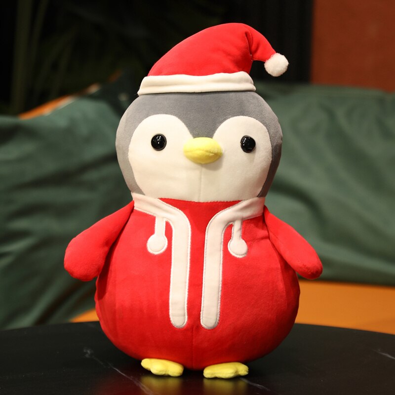 Peluche : Pingouin rouge