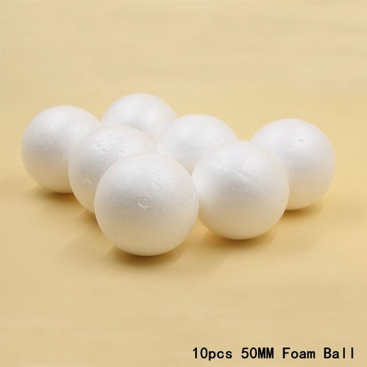 Forme en polystyrène : 10 boules de 5 cm