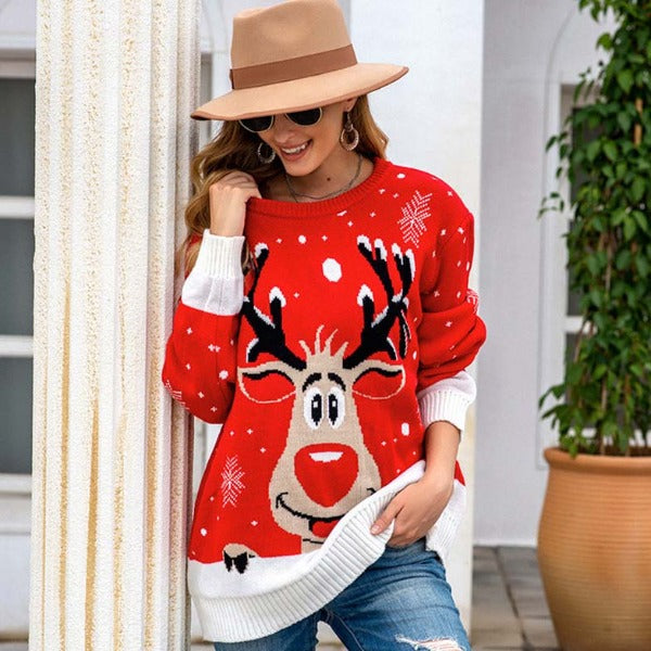 Pull de discount noel femme drole