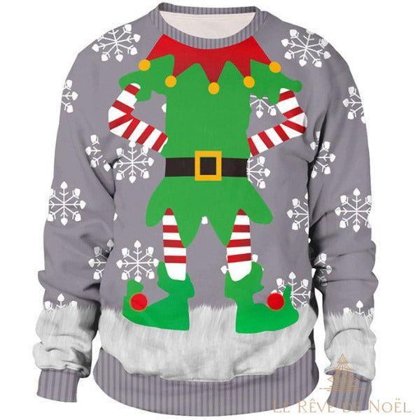 Pull de No l Homme lutin M